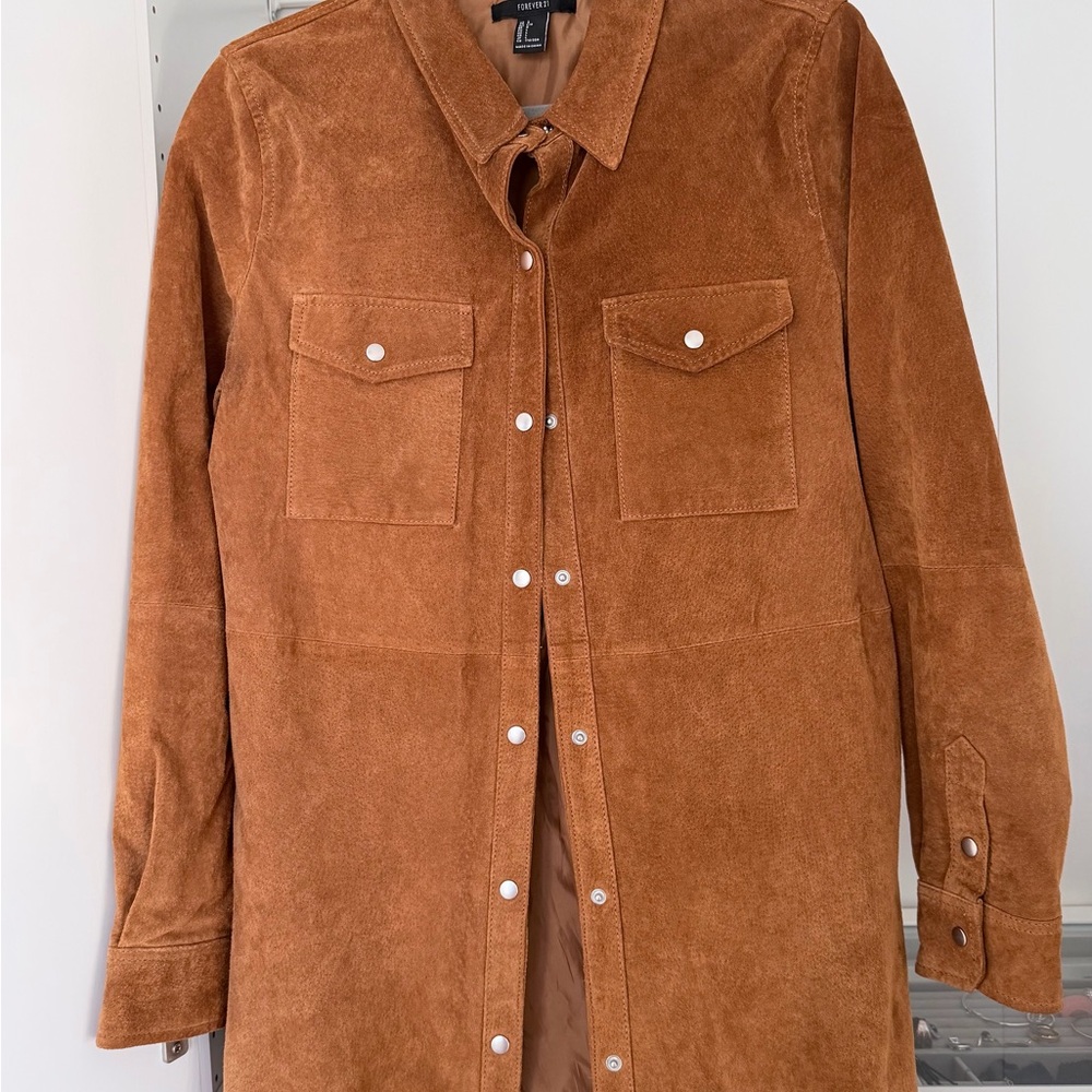 Forever 21 Brown Leather Jacket